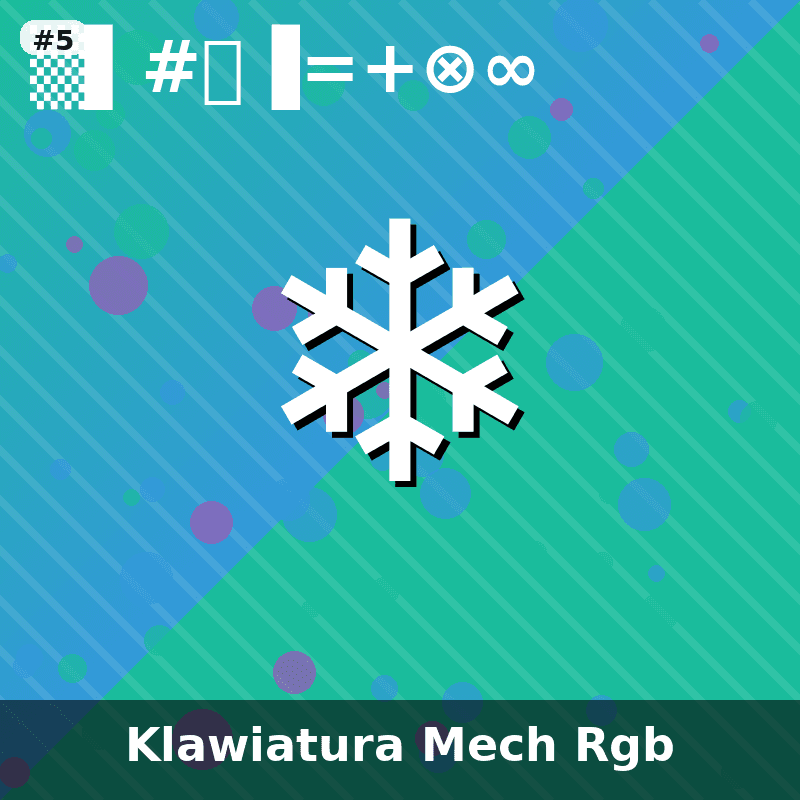 Klawiatura Mechaniczna RGB Pro - 5