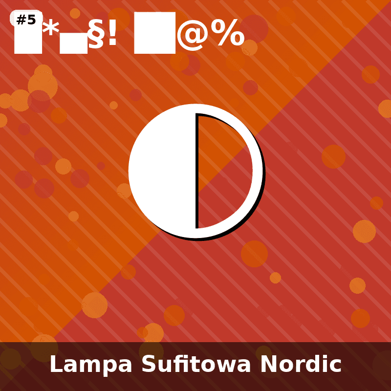 Lampa Sufitowa Nordic Ring - 5