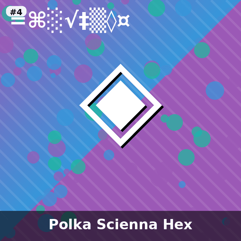 Polka Scienna Hexagon Set - 4