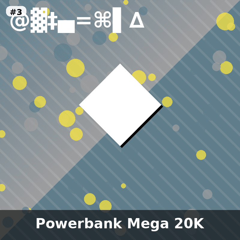 Powerbank MegaCharge 20000mAh - 3