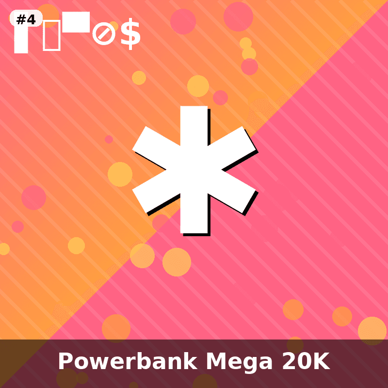 Powerbank MegaCharge 20000mAh - 4