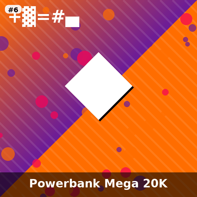Powerbank MegaCharge 20000mAh - 6
