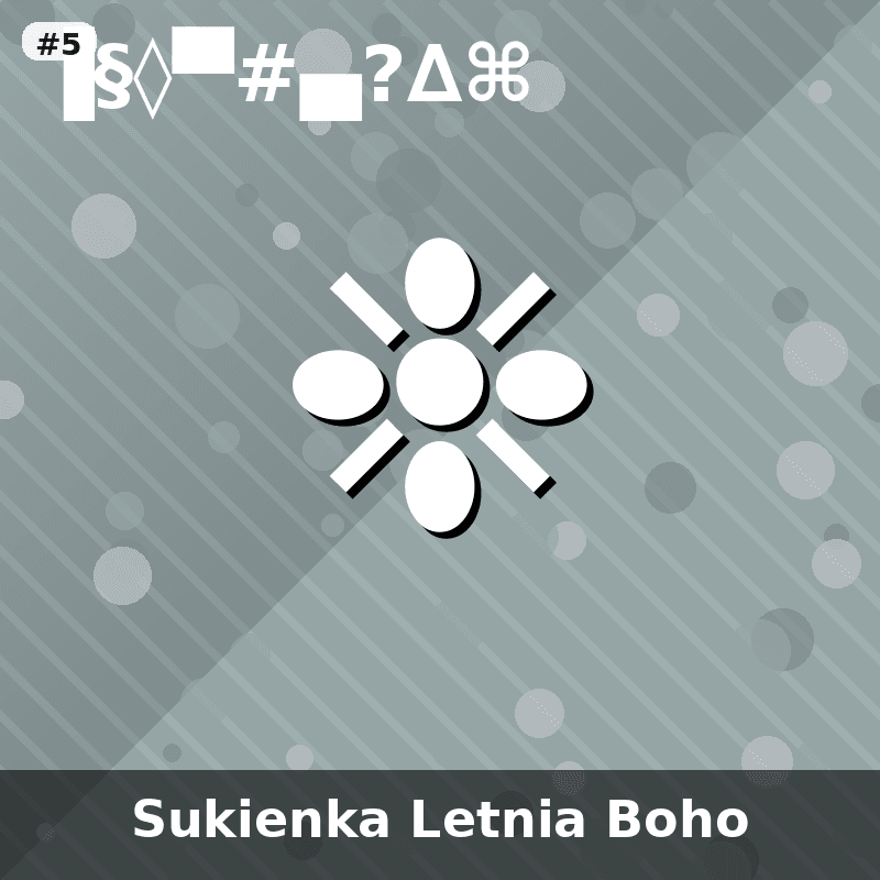 Sukienka Letnia Boho Paradise - 5