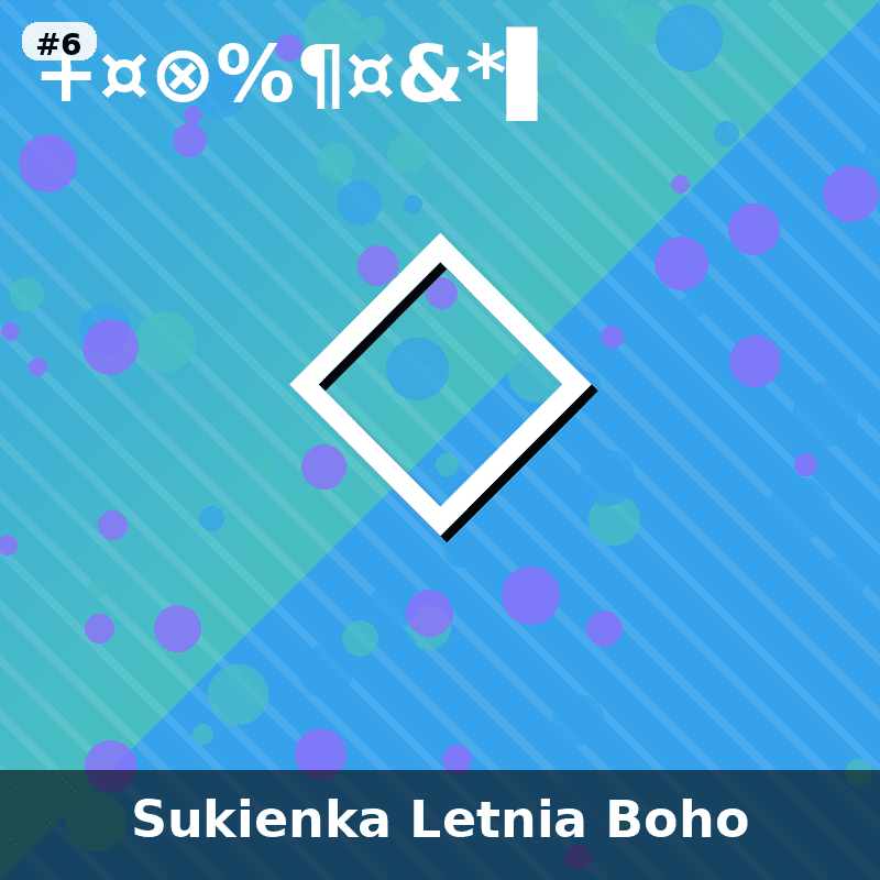 Sukienka Letnia Boho Paradise - 6